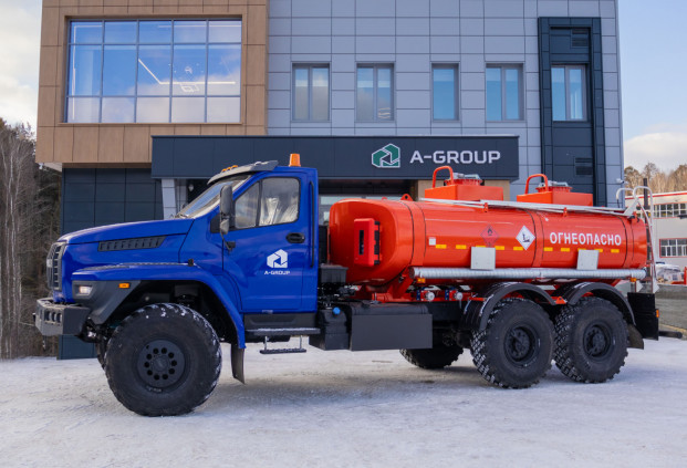 Автоцистерна нефтепромысловая АЦН-10 на шасси УРАЛ 4320-72 (2 секции)