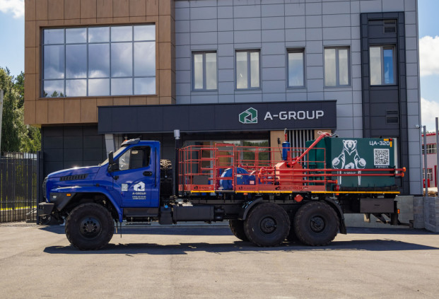 Цементировочный агрегат ЦА-320 на шасси Урал 4320-74