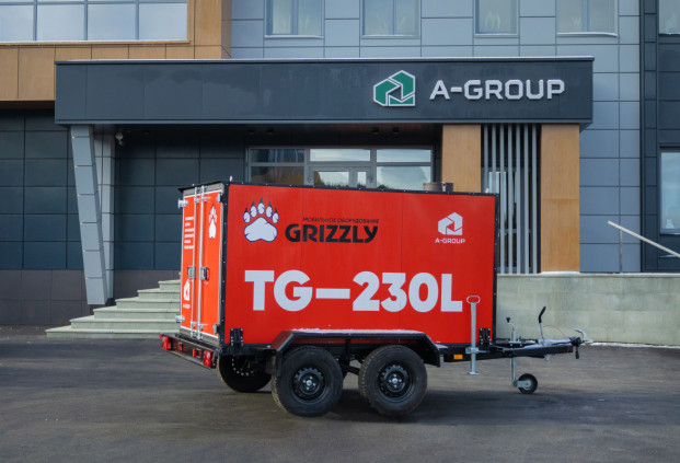 Теплогенератор непрямого нагрева на прицепе TG-230L