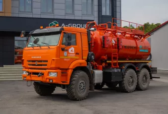 АКН-10 на шасси Камаз 43118-50 (спальное место) (КО-505, доп горловина, тех люк, подогрев слива)