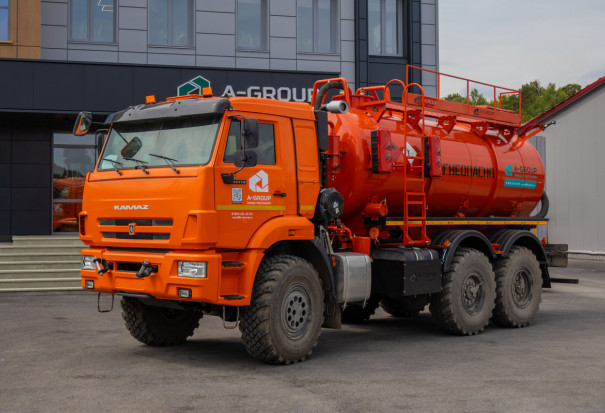 АКН-10 на шасси Камаз 43118-50 (спальное место) (КО-505, доп горловина, тех люк, подогрев слива)