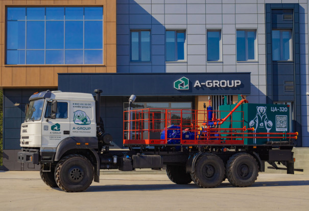 Цементировочный агрегат ЦА-320 на шасси Урал 4320-80