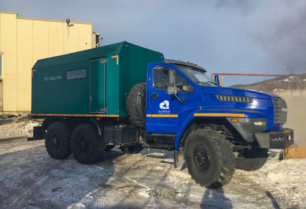 ППУА 1600/100 на шасси УРАЛ NEXT 5557-72 (насос  Kopper Pumps PI-60)