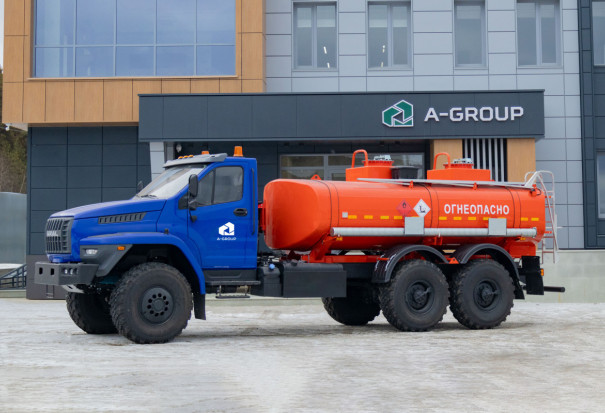 Автотопливозаправщик АТЗ-10/2 (2 секции) на шасси УРАЛ NEXT 5557-72