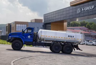 Автоцистерна пищевая АЦПТ-10 на шасси УРАЛ 4320-72