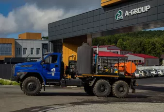 Агрегат для депарафинизации скважин АДПМ 12/150 на шасси УРАЛ 4320-72