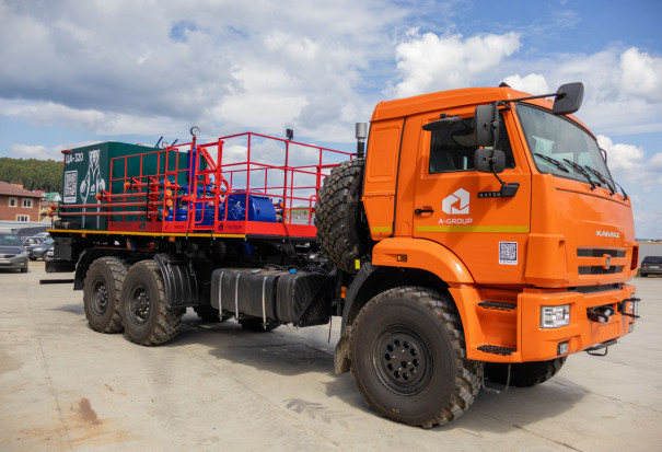 Цементировочный агрегат ЦА на шасси Камаз 43118-50 (плунжерный насос)