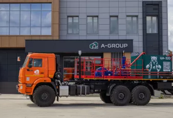 Цементировочный агрегат ЦА-320 на шасси Камаз 43118-50