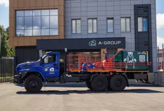 Цементировочный агрегат ЦА-320 на шасси Урал 4320-72