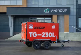 Теплогенератор непрямого нагрева на прицепе TG-230L